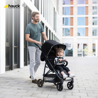 Hauck Buggy Rapid 4 / Belastbar bis 25 kg/Schnell Faltbar/Kompakt/Höhenverstellbar/Liegeposition ab