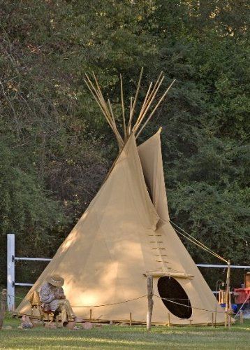 Ø 5m Tipi Indianerzelt Wigwam Indianer Zelt Sioux Style