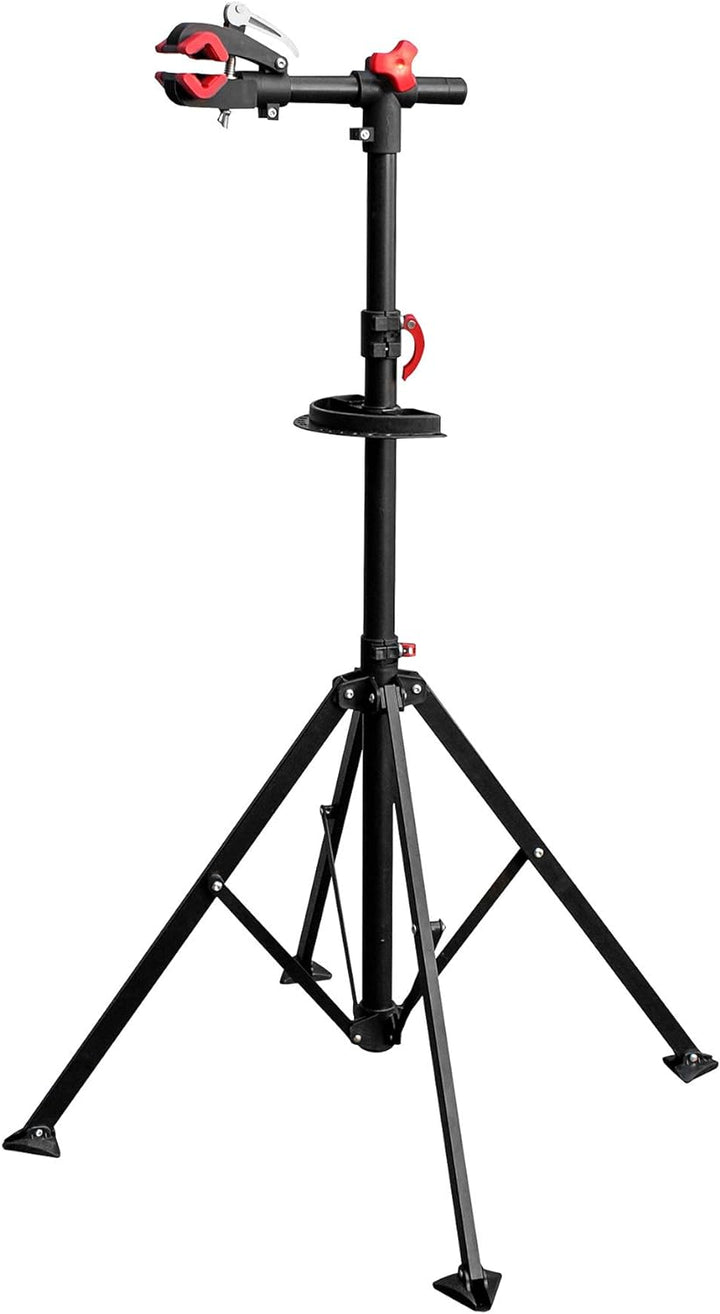 EUFAB 16414 Fahrradständer Profi, mit Stativ, 1,56 Zoll, 151-190 cm, Schwarz Fahrrad-Montageständer