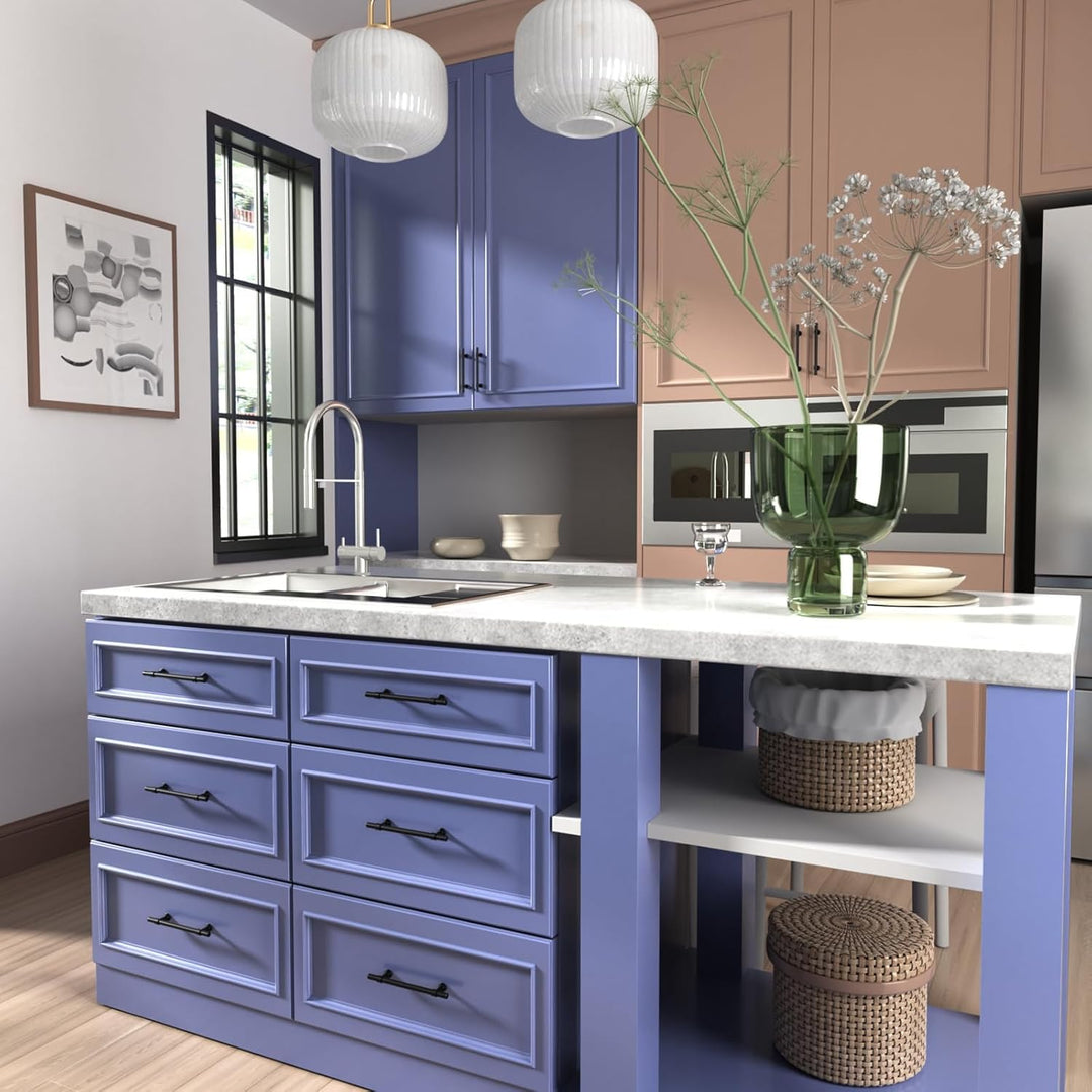 LONTAN 20 Stück Griffe für Küchenschränke Schwarz Griffe Küchengriffe 160mm lochabstand Schrankgriff