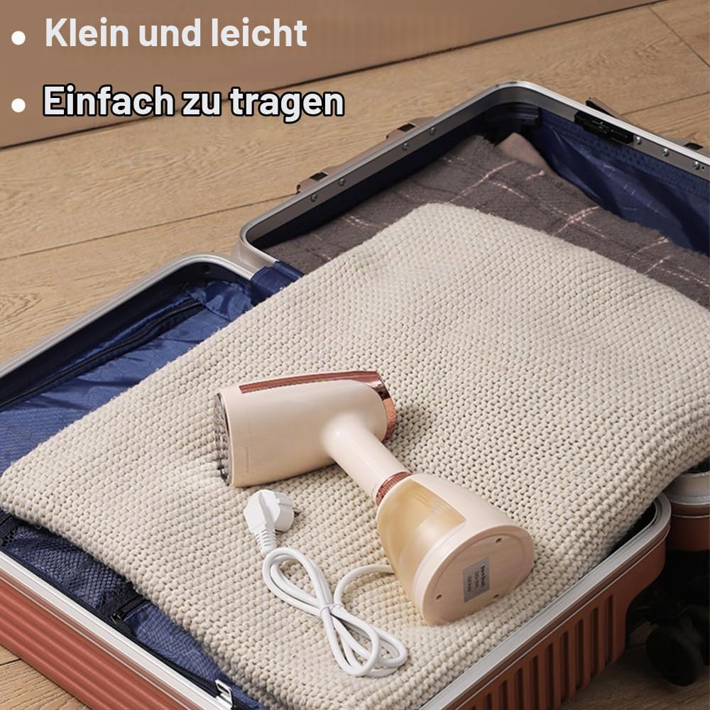 Hand Dampfglätter, 2-in-1 Bügel- Und Faltenentferner, Schnelles Aufheizen, Tragbarer Reise Dampfglät