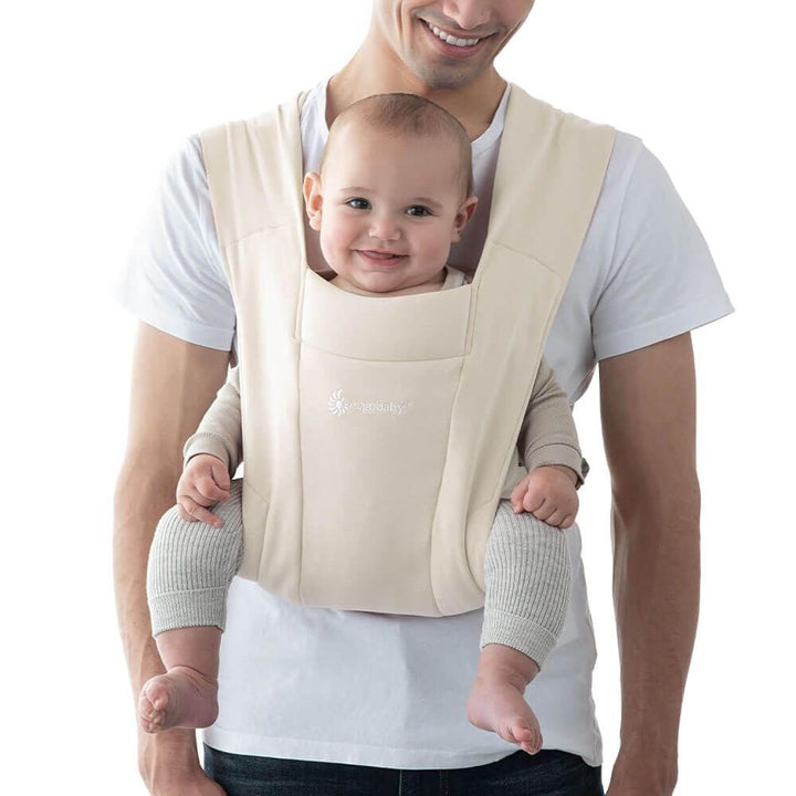 Ergobaby Babytrage für Neugeborene ab Geburt Extra Weich, Embrace Bauchtrage Baby-Tragetasche Ergono