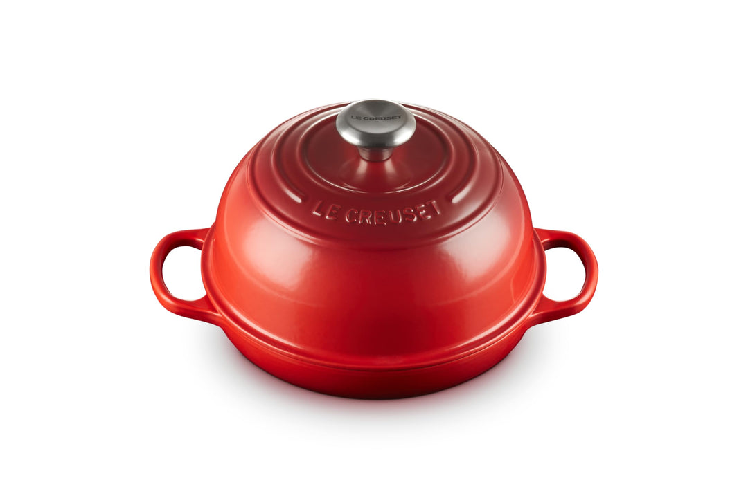 Le Creuset Signature Gusseisen Brot Bräter, 24cm, Kirschrot, 21301240600430, Kirschrot