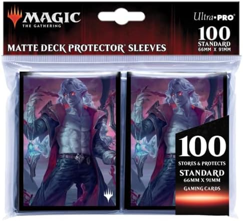 Magic: The Gathering - Innistrad Crimson Vow 100ct Sleeves V4 mit Runo Stromkirk - Schützen Sie Ihre