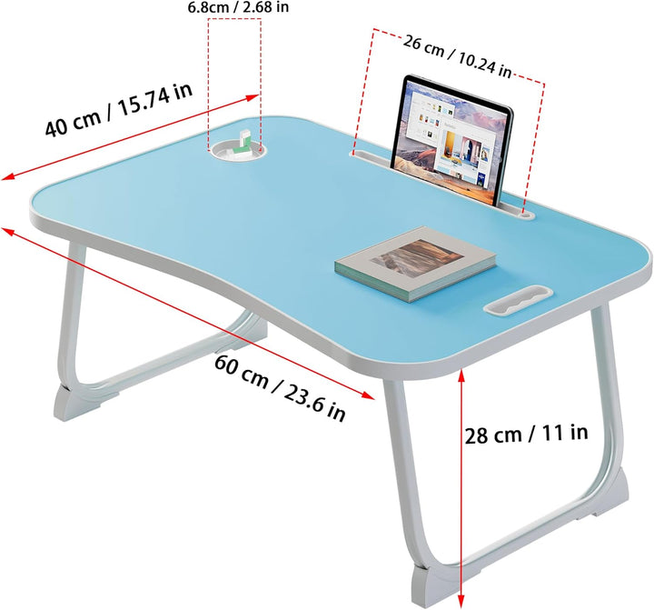 Laptop Betttisch, zum Lesen, Schreiben, Frühstückstisch im Bett, auf dem Sofa und in Haus und Büro (