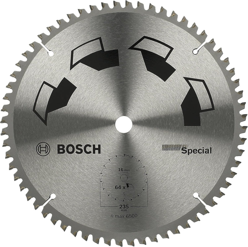 Bosch 2609256899 DIY Kreissägeblatt Special 235 x 2 x 16,Z64, 235 x 2 x 16,Z64