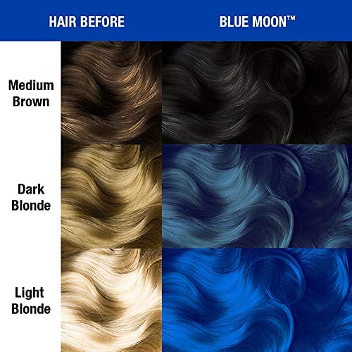 Manic Panic Semi-permanente Haarfarbe in Ultra-Violett, 113,4 g Blau 118 ml (2er Pack), Blau 118 ml