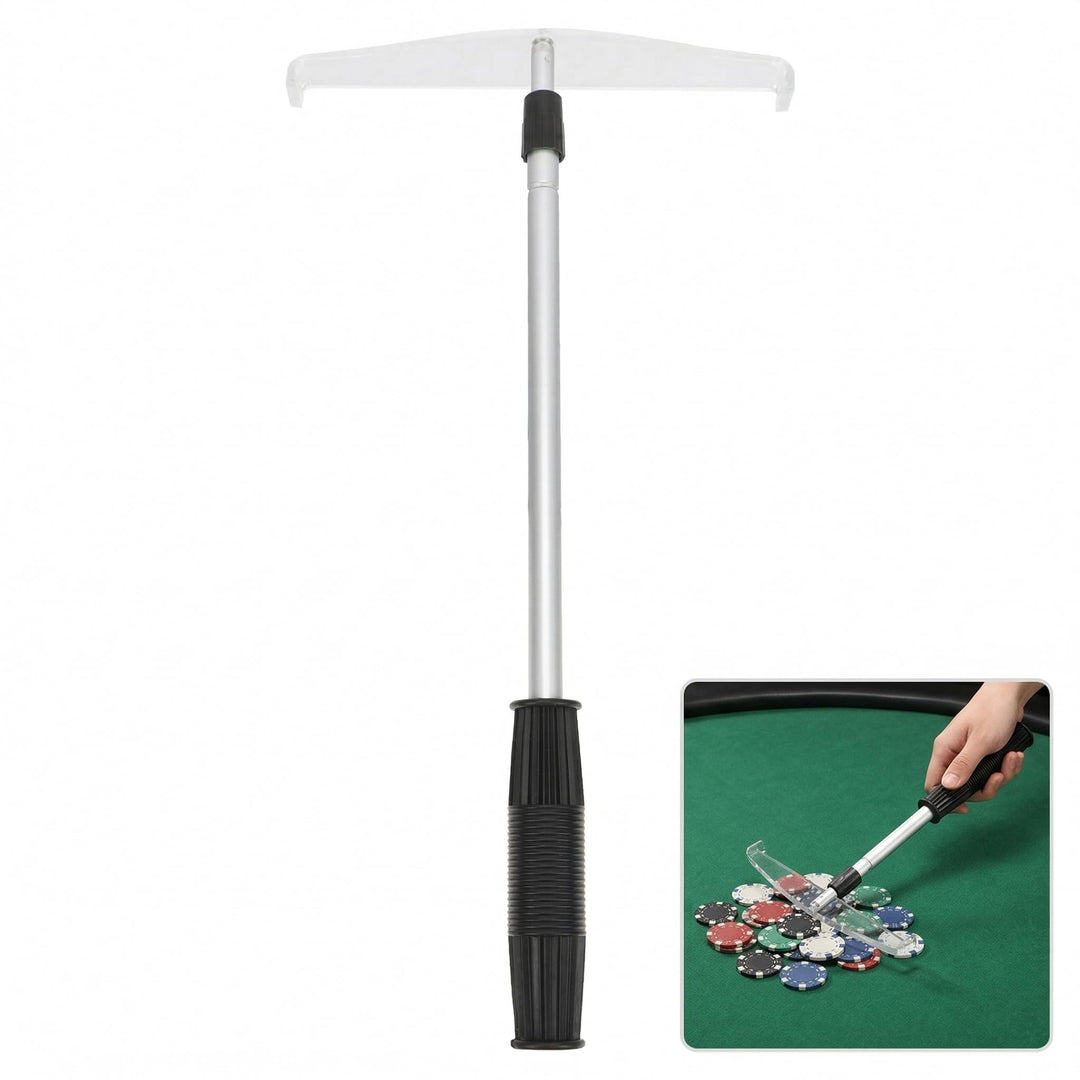 DOITOOL Poker- Chip- Push, Poker-Chip-Push-Chips Harrow Collector Teleskop-Poker-Chips-Sammelstange