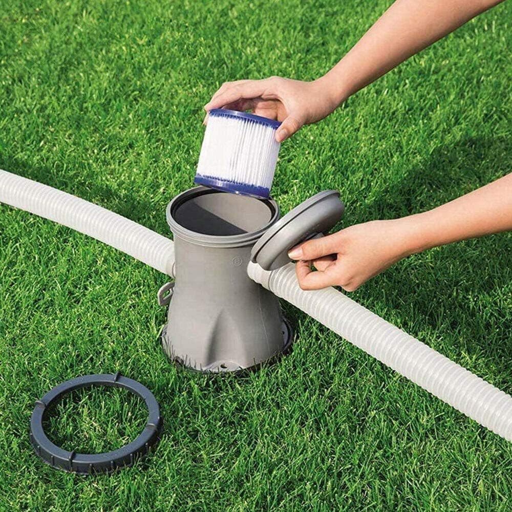 WuYan Filterkartusche für Typ D VII, Kartuschenpumpe kompatibel mit Best-Way Intex Typ D Filterkartu