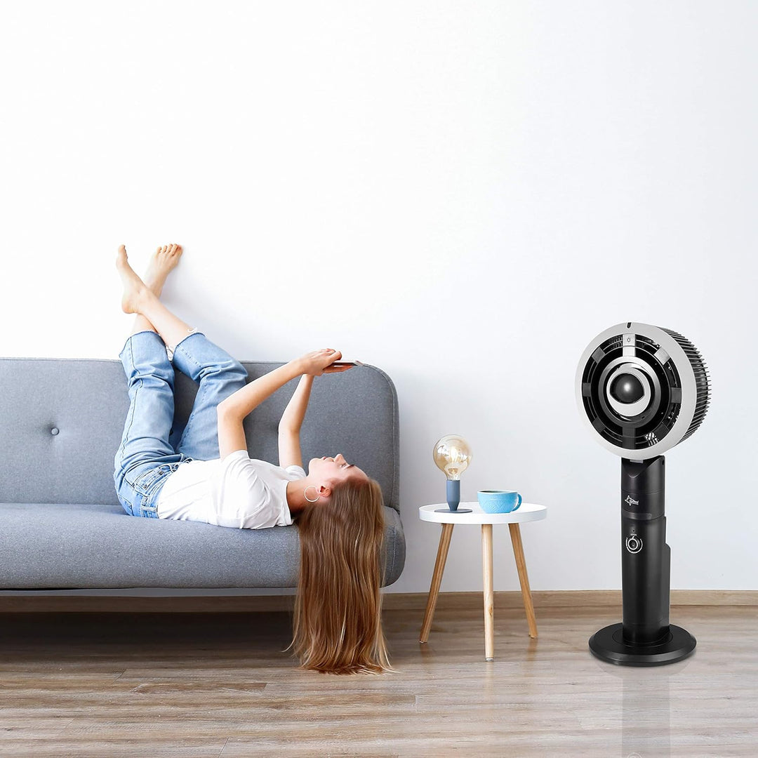 SUNTEC Ventilator mit Wasserkühlung inkl. Fernbedienung Monsun Vario | Wasser Sprühnebel | Luftbefeu