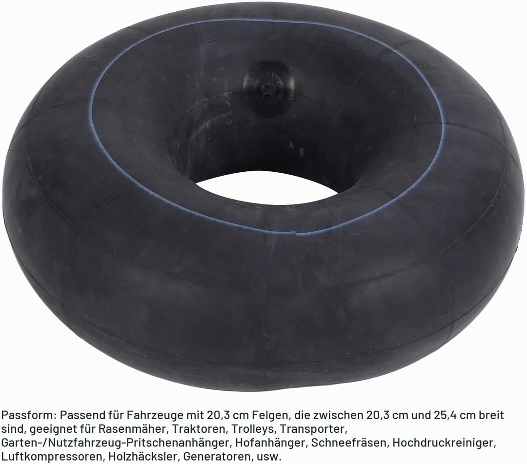 Schlauchreifen, 20x8.00‑8 Reifenschläuche mit Geradem TR13 Ventilschaft Gummi+Kupfer Schläuche Für R