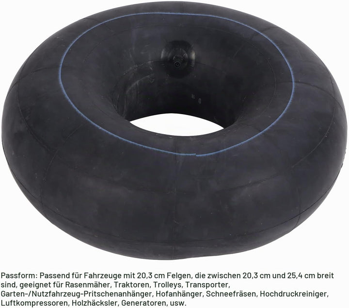 Schlauchreifen, 20x8.00‑8 Reifenschläuche mit Geradem TR13 Ventilschaft Gummi+Kupfer Schläuche Für R