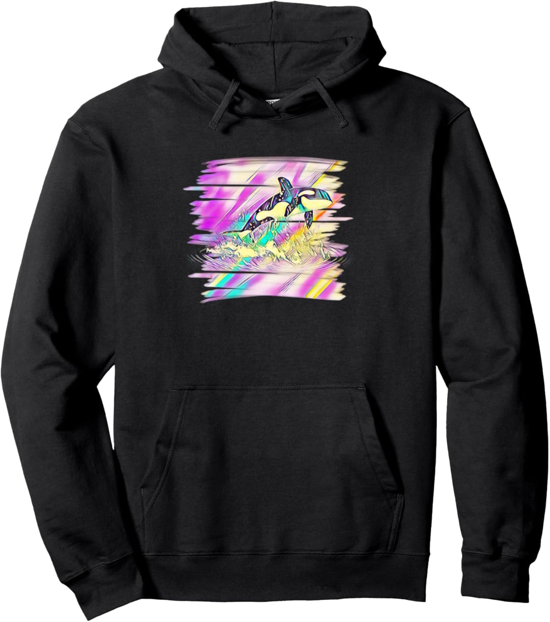 Orca Wal Pullover Hoodie