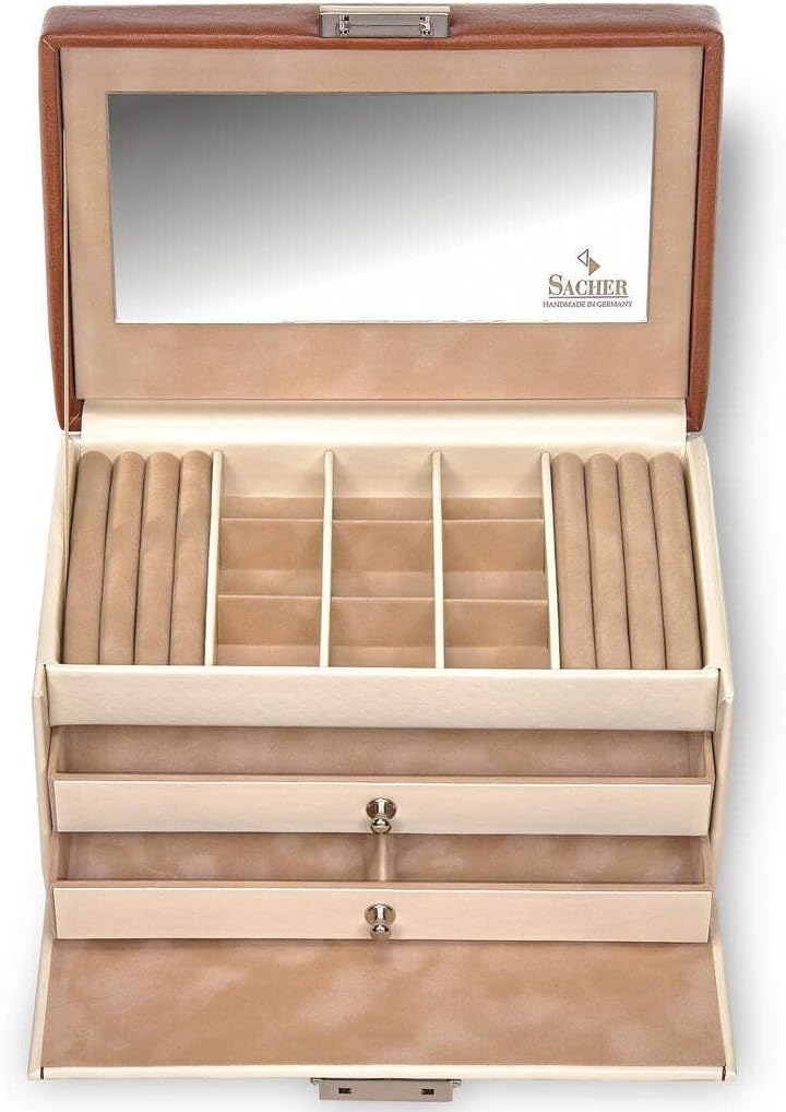 SACHER Schmuckkasten Elly travel/cream, Cream