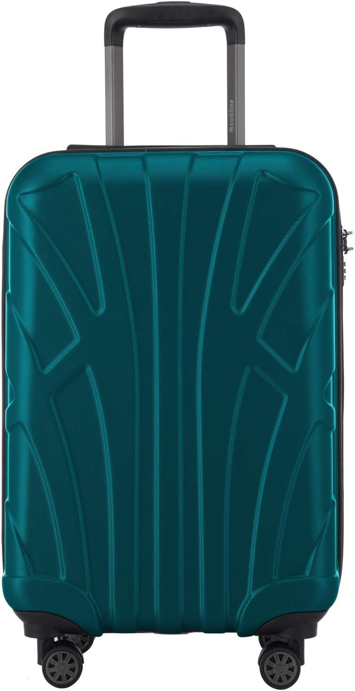 Suitline Handgepäck Hartschalen-Koffer Koffer Trolley Rollkoffer Reisekoffer, TSA, 55 cm, ca. 34 Lit