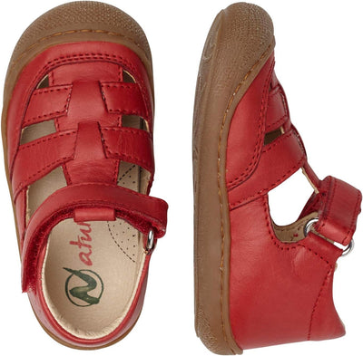 Naturino WAD-Lauflernsandalen 17 EU Rot, 17 EU Rot