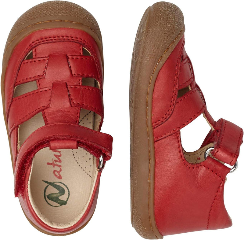 Naturino WAD-Lauflernsandalen 17 EU Rot, 17 EU Rot