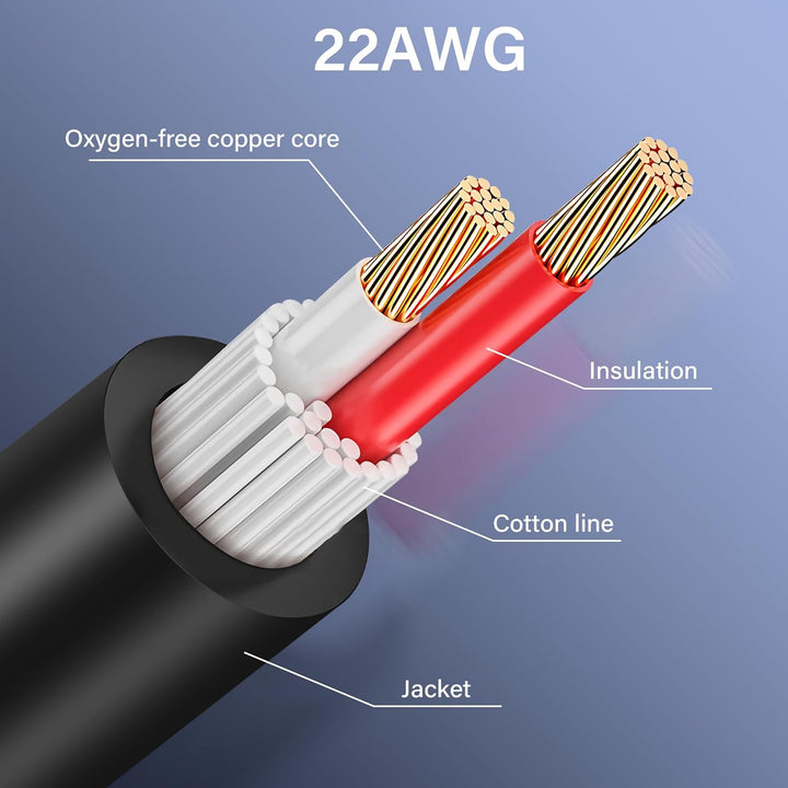 SinLoon Speakon auf XLR-Kabel, 22 AWG, Speakon auf XLR-Buchse, Audio-Verlängerungskabel mit Drehvers