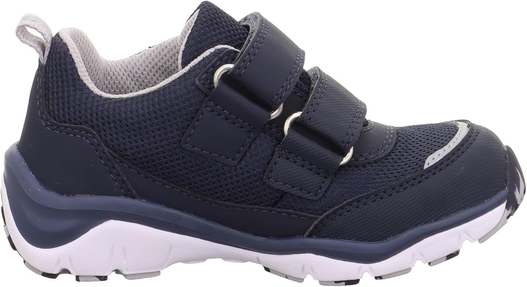 Superfit Jungen Sport5 Sneaker 21 EU Blau Hellgrau 8010, 21 EU Blau Hellgrau 8010
