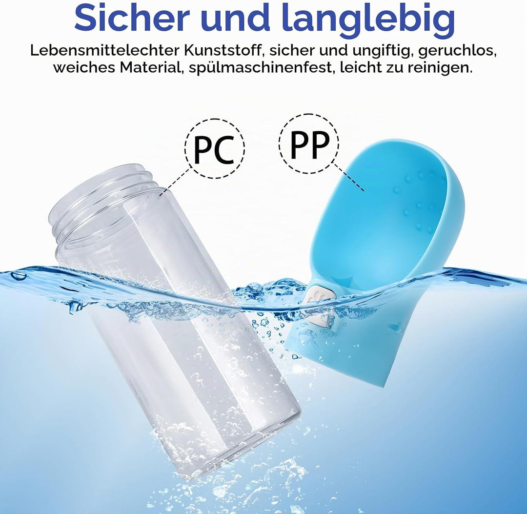 Colorday Futterspender für Haustiere, mit Klicker, Leckerli-Flasche, Leckerli-Beutel, für Training,