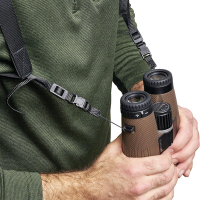 Bushnell - Universal Fernglas-Gurtzeug mit Schnellverschluss-Schnallen - Netzbelüftung - Vogelbeobac