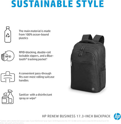 HP Renew Business Laptop-Rucksack (17,3 Zoll)