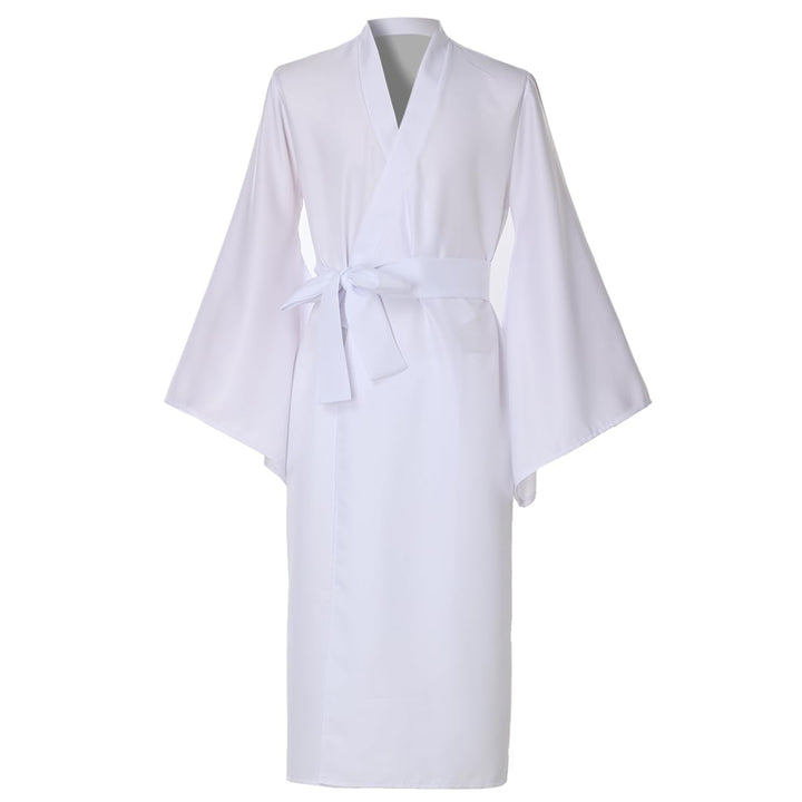 COSDREAMER Japanisches Yukata-Kimono-Kostüm für Herren, Kimono-Kostüm M Weiss, M Weiss