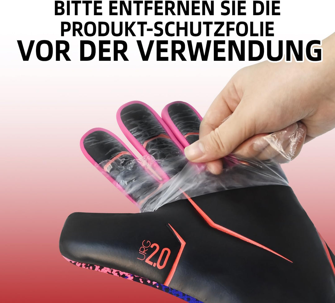 Torwarthandschuhe, Gute Griffigkeit fussball Handschuhe Kinder in den Grössen 6-10,Starker Empfänger