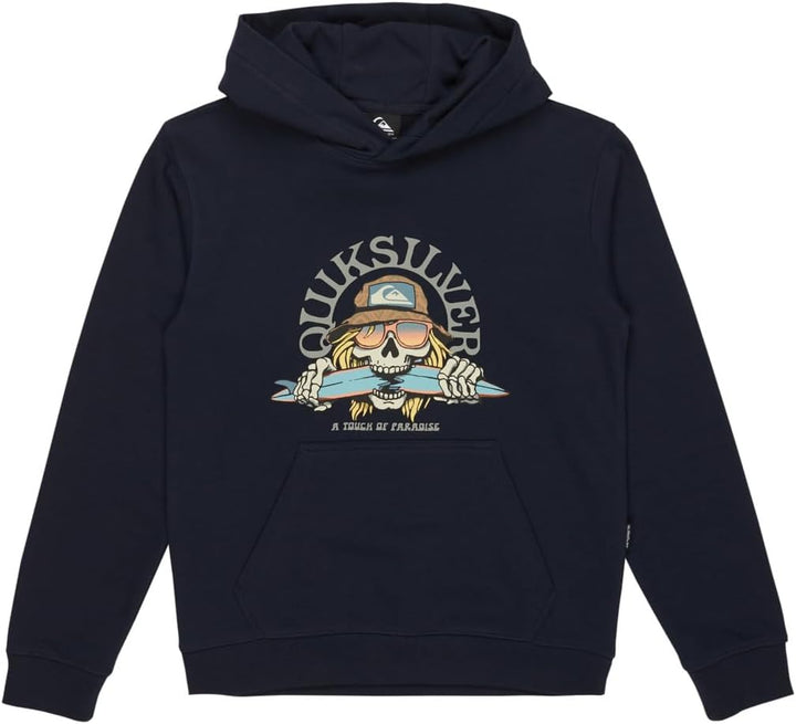 Quiksilver Jungen Graphic Hoodie Youth Pullover (1er Pack) 8 Jahre Dark Navy, 8 Jahre Dark Navy