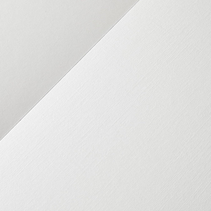 Daler-Rowney System3 Acrylpapier, Leinenstruktur, 230 g/m², A2, einseitig geklebt, 20 weisse Blätter