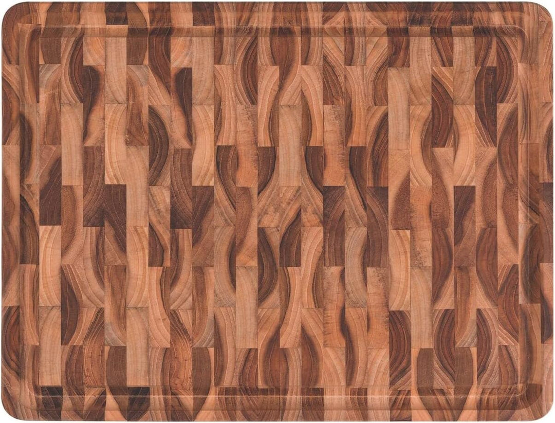 Tramontina Rechteckiges Servierbrett aus Teakholz mit Mineralöl-Finish, 45 x 35 cm