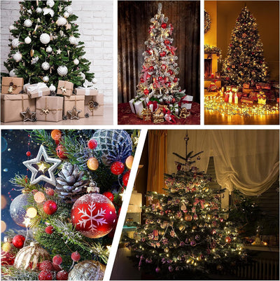 12er Set Luxus Weihnachtskugeln Echtglas Glaskugeln Weihnachten weihnachtsdeko Christbaumkugeln Set