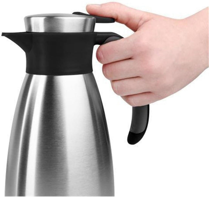 Tefal – Soft Grip Isolierkanne – 1.5 L, Kunststoff, schwarz, 11,8 x 11,8 x 28,7 cm, Schwarz