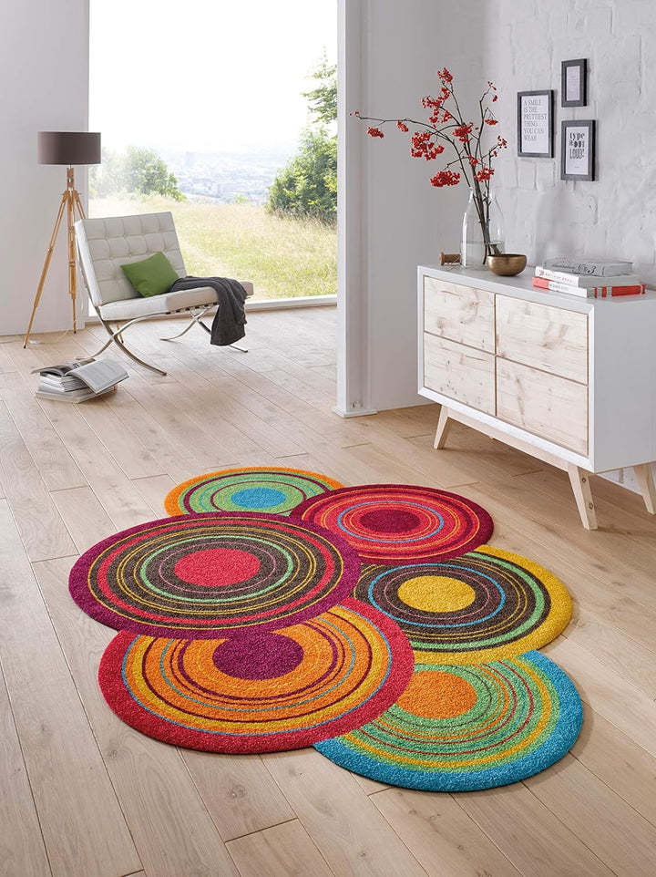 wash+dry Fussmatte Cosmic Colours 70x120 cm, Innen und aussen, waschbar, Bunt 70x120cm, 70x120cm