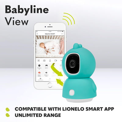 Lionelo Babyline View Schwenkbare Überwachungskamera 330° App-gesteuertes elektronisches Babyphone Z