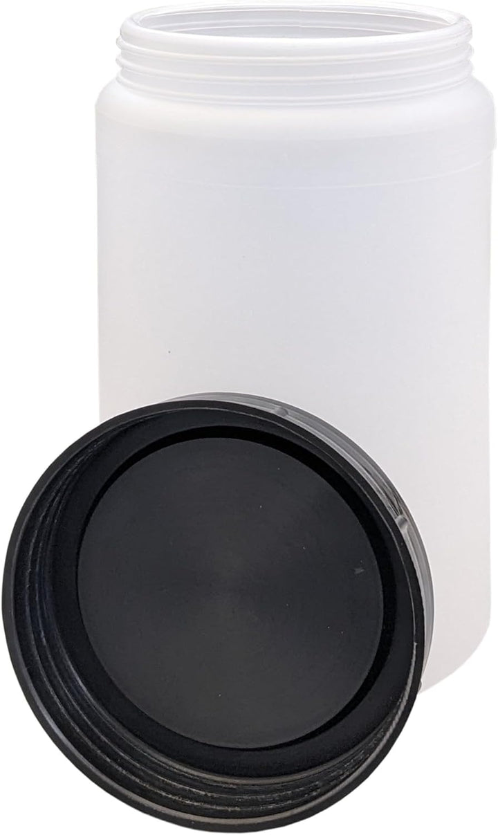 plasteo Vorratsdosen BPA-Frei 4er Set 2 Liter Aufbewahrungsbox Kunststoff mit Deckel 4x2 Liter_Rund,