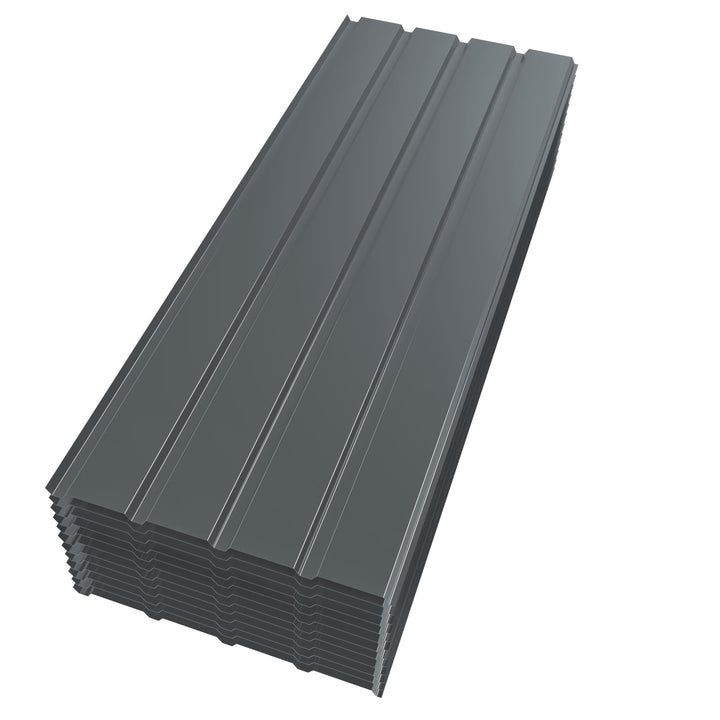 Mondeer Dachblech, Dachbleche Trapezblech, 12PCS Metall Dachdeckung Stahlblech Formblech Platten 115