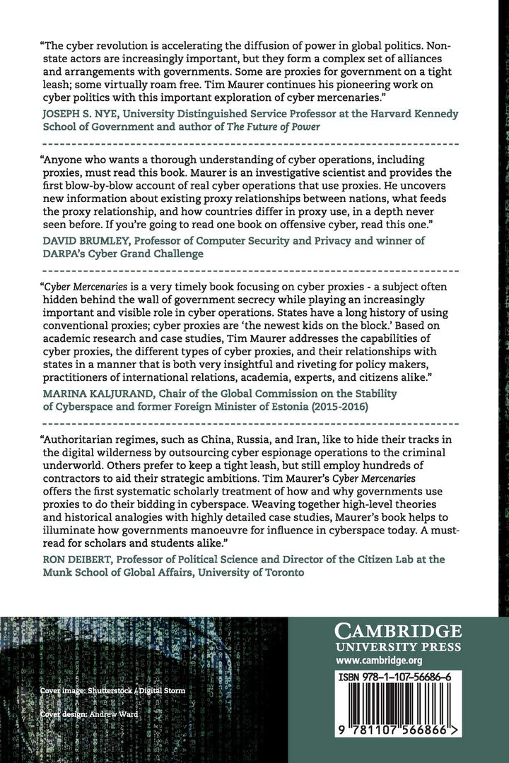 Cyber Mercenaries: The State, Hackers, and Power, Taschenbuch