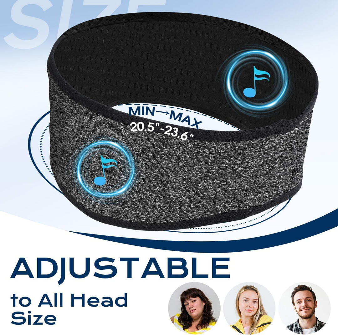 LC-dolida Schlafkopfhörer Bluetooth Kopfhörer Stirnband Bluetooth Kopfhörer zum Schlafen,Sportskopfh