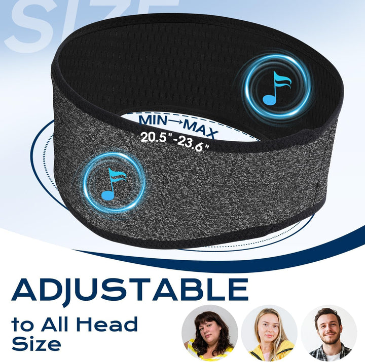 LC-dolida Schlafkopfhörer Bluetooth Kopfhörer Stirnband Bluetooth Kopfhörer zum Schlafen,Sportskopfh