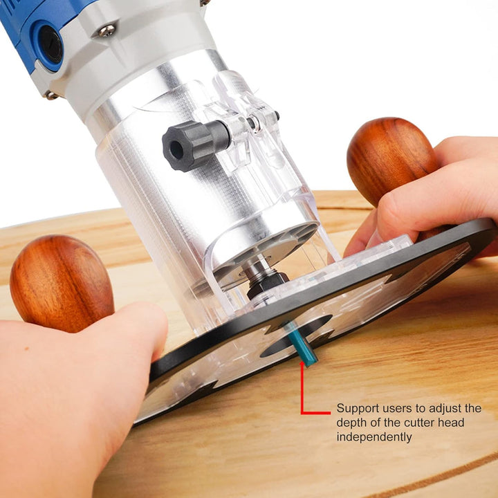 Handoberfräse, Tauchbasis, Schnitzfräsen, Oberfräse, Trimmer, Tauchbasis, Hand-Trimmfräse für 65-mm-