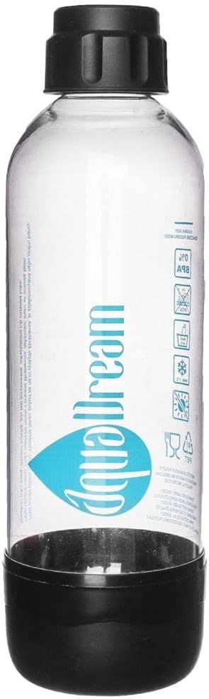 Wassersprudler Sprudler zum Aufsprudeln von Wasser Kohlensäure für Wasser Siphonflasche schwarz Aqua