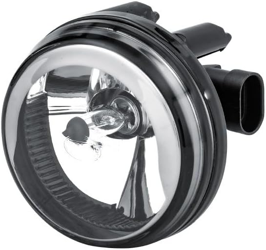 HELLA - FF/Halogen-Nebelscheinwerfersatz - Dynaview Evo2 - 12V - rund - Einbau - glasklare Streusche