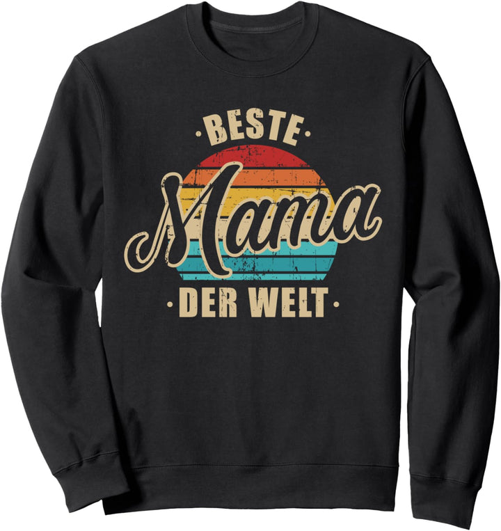Beste Mama der Welt vintage retro Sweatshirt