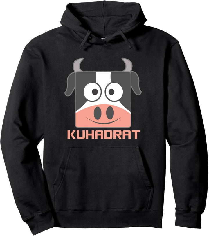 Kuhadrat Kuh Lustiges Wortspiel Bauer Landwirt Kühe Pullover Hoodie