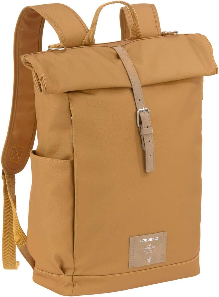 LÄSSIG Wickeltasche, Wickelunterlage, Kinderwagenbefestigung, Flaschenhalter nachhaltig produziert/G