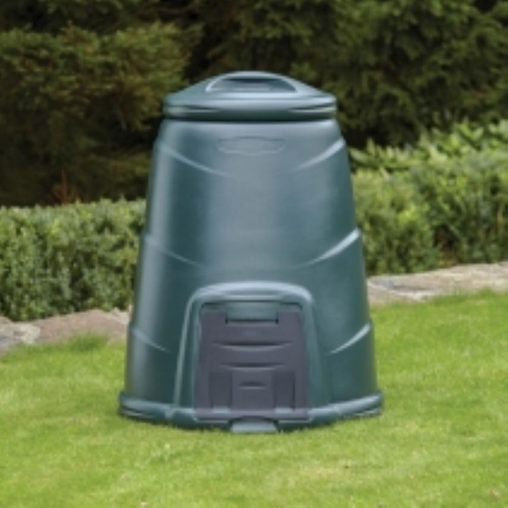 Original Organics Kompostkonverter mit Bodenplatte, 220 l, Grün