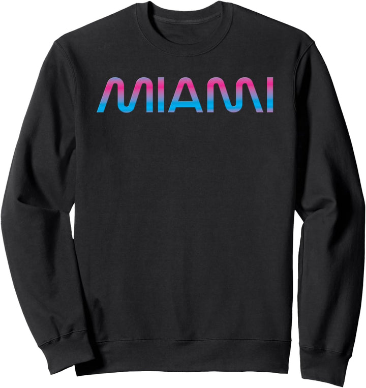 Miami Florida - Vaperwave Synthwave 80s 90s Style Retro Sweatshirt