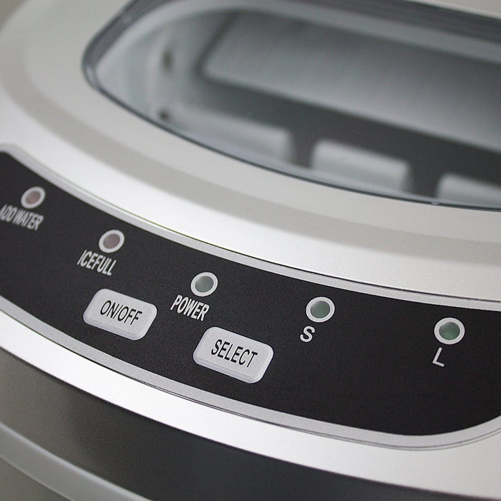 ms-point Eiswürfelmaschine, Eiswürfelbereiter, Icemaker in Silber