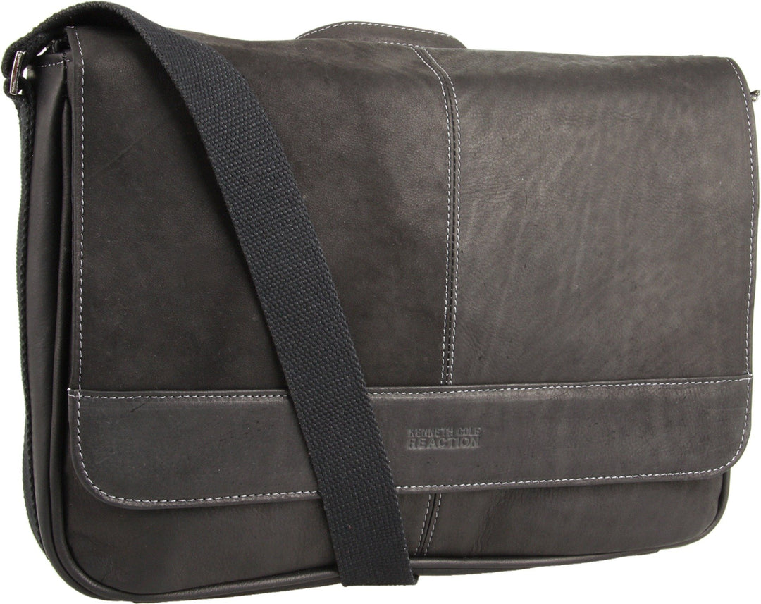 Kenneth Cole REACTION Unisex Risky Business Colombian Leather Business Messenger Bag Gepäck - Kurier